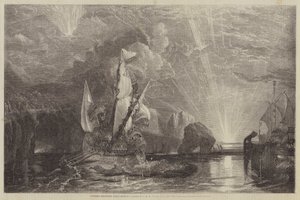 ポリフェムスを欺くユリシーズ 作： Joseph Mallord William Turner
